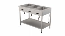 Bain-marie with open base